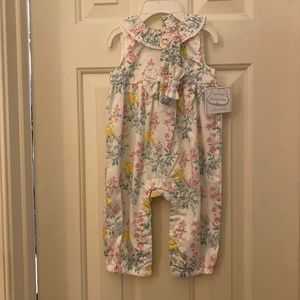 Baby girl floral jumpsuit